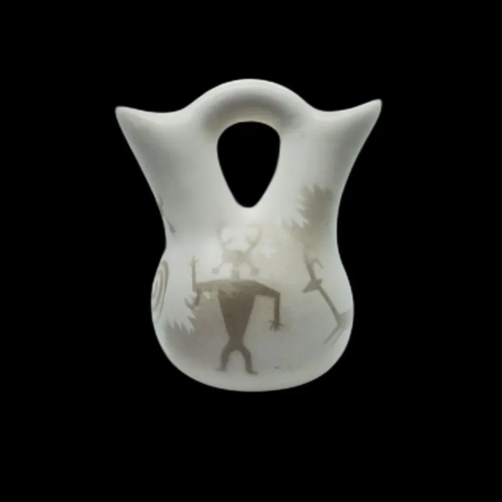 Navajo Wedding Vase Ancient Shadows like petroglyphs